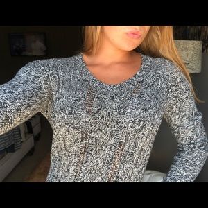Chunky grey sweater